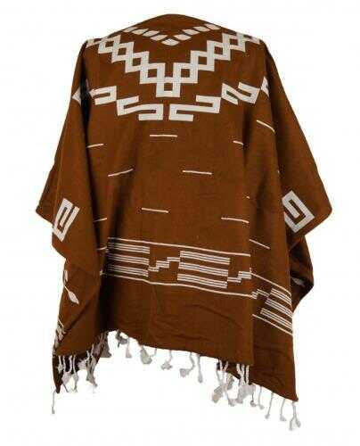 Cimarron Man With No Name Poncho, Medium Brown Md: MWNN-MED BR